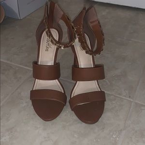 Brown heels